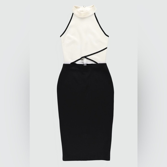 ASOS Sleeveless Peek-A-Boo Bodycon Dress - Picture 1 of 9
